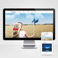(自适应手机版)html5响应式清新简洁能源科技企业网站源码